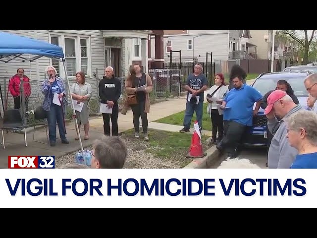⁣All April homicide victims in Chicago area, including 9-year-old girl, honored with vigil