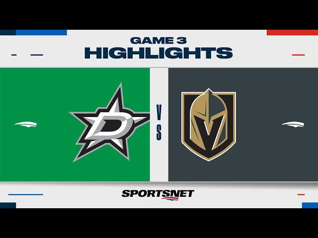 ⁣NHL Game 3 Highlights | Stars vs. Golden Knights - April 27, 2024