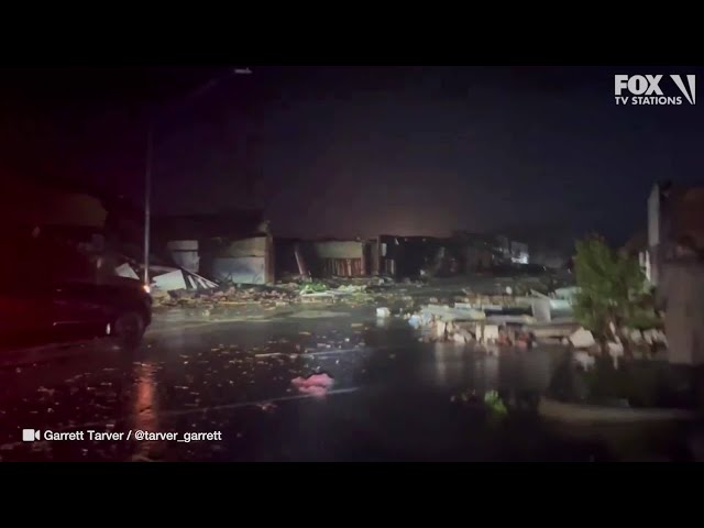 Sulphur, Oklahoma tornado damage
