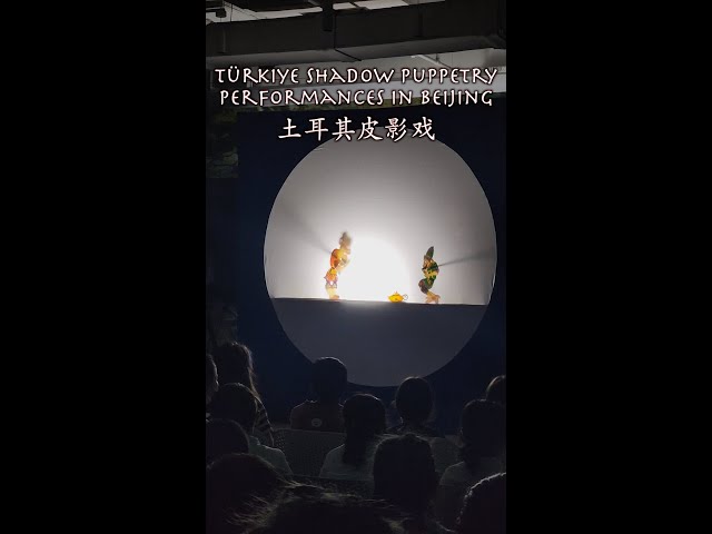 ⁣Turkish shadow puppetry performances in Beijing
