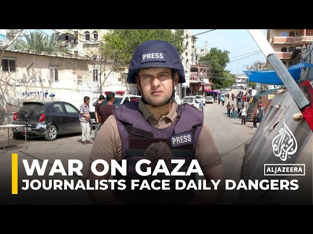 ⁣What it means to be a Palestinian reporter in Gaza