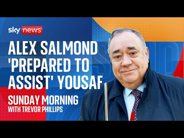 ⁣Alex Salmond 'prepared to assist' Humza Yousaf in no confidence vote