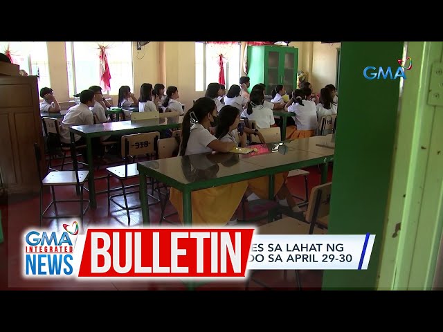 ⁣DepEd: Face-to-face classes sa lahat ng public schools, suspendido... | GMA Integrated News Bulletin