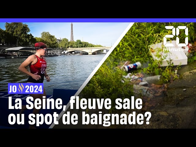 ⁣JO de Paris 2024 : La Seine fleuve sale ou futur spot de baignade ?
