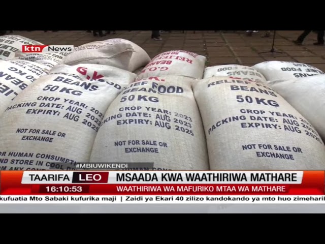 ⁣Waathiriwa wa mafuriko Mathare wapata msaada