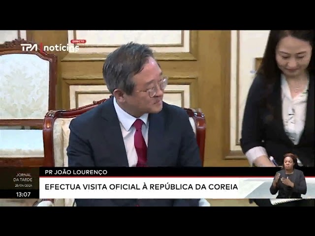 PR João Lourenço - Efectua visita oficial à República da Coreia