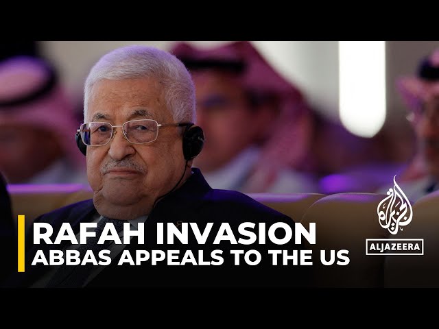 ⁣Palestinian President Abbas says only US can stop Rafah invasion
