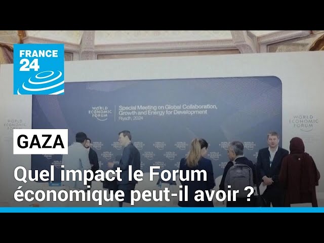 Gaza : quel impact le Forum économique mondial pourrait-il avoir ? • FRANCE 24