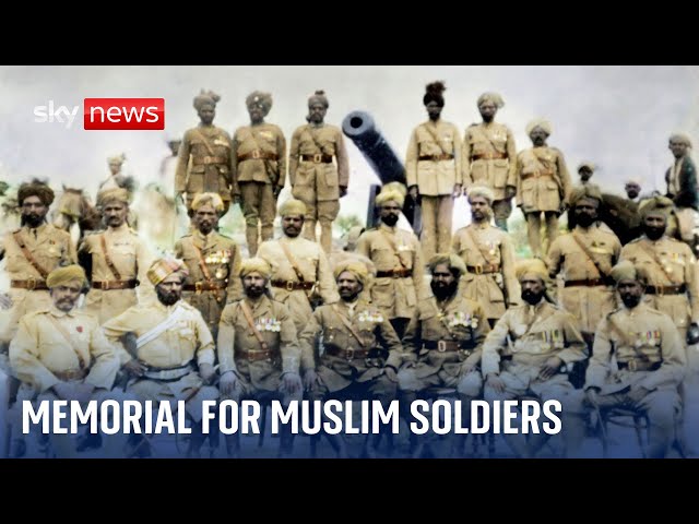 ⁣Memorial for Muslims who served in the First and Second World Wars