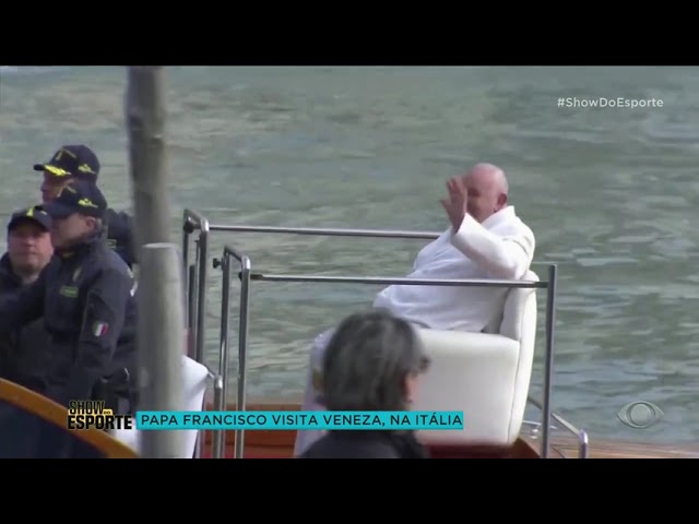 ⁣Papa Francisco visita a cidade de Veneza, na Itália