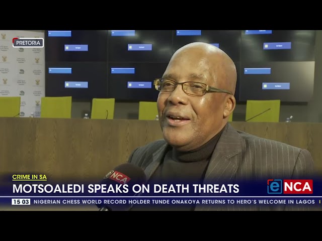 ⁣Motsoaledi speaks on death threats