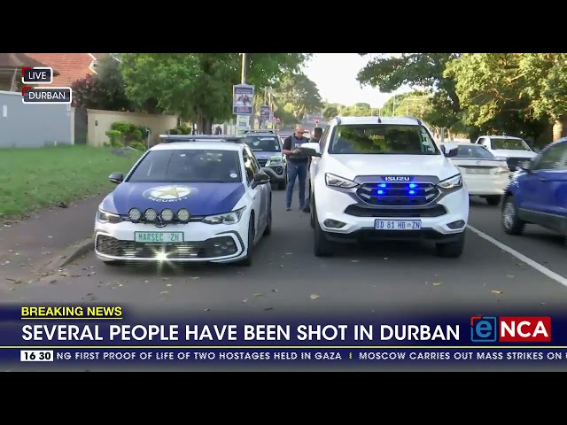⁣Several people shot in Durban North