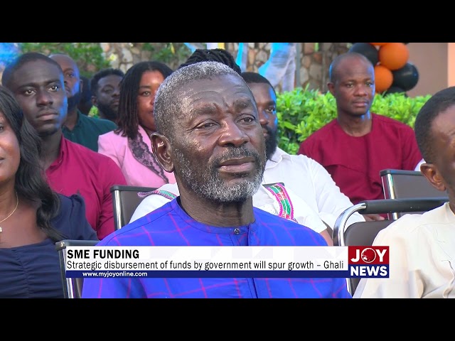 SME Funding: Strategic disbursement of funds by government will spur growth – Ghali. #JoyNews