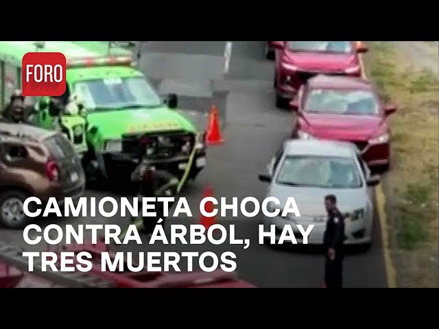 ⁣Accidente deja tres muertos en Paseo Tollocan en Metepec, Edomex - Las Noticias