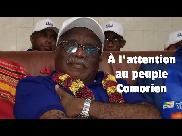 URGENT ! Investiture du 26 mai : IBRAHIM Mzé dévoile le plan offensif contre le peuple Comorien