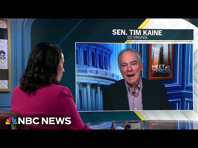 ⁣Sen. Kaine says Biden could hold up ‘model’ colleges to address campus protests