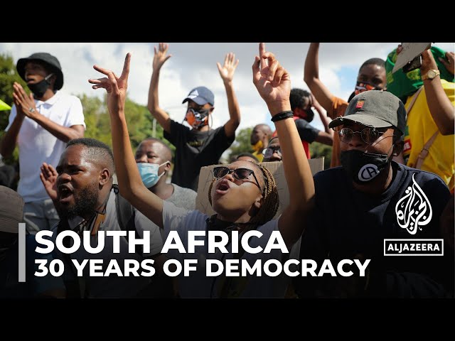 ⁣30 years of South Africa's democracy: University students continue push for progress