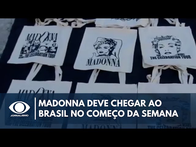 ⁣Madonna deve chegar ao Brasil no começo da semana