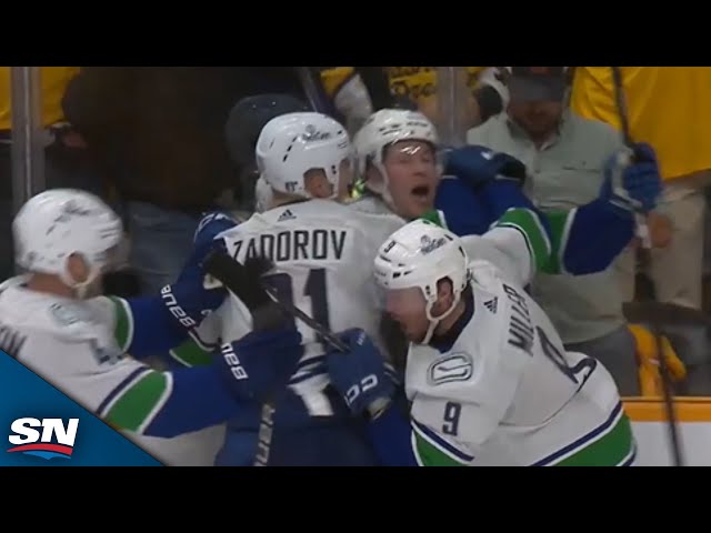 ⁣Brock Boeser Hat Trick Ties It After Colton Sissons Misses Empty Netter