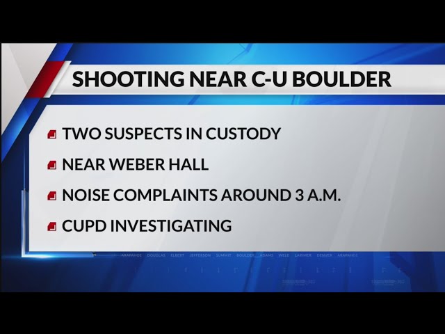 ⁣Shelter in place lifted after shots fired on CU Boulder campus, 2 arrested