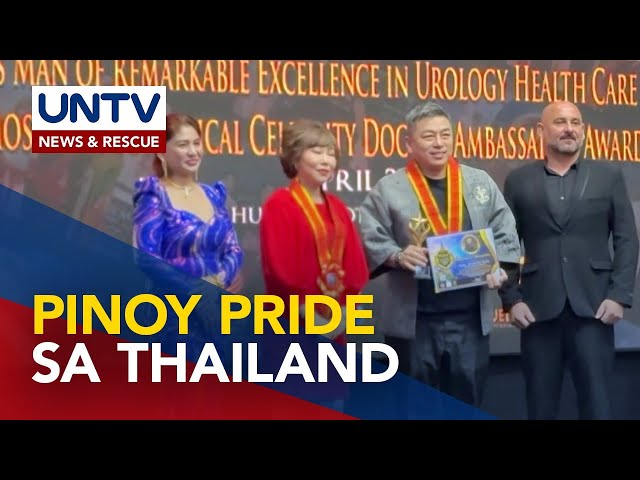 ⁣UNTV at UNTV host Dr. Joseph Lee, pinarangalan sa Thailand Leadership Awards 2024