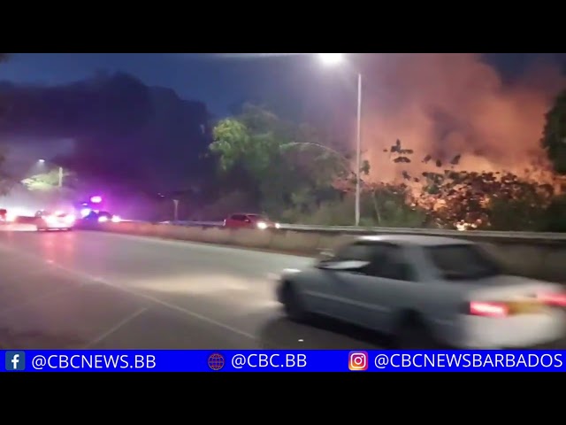 ⁣Fire on ABC Highway