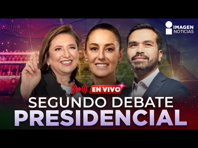 ⁣Segundo Debate Presidencial: Sheinbaum, Gálvez y Máynez de nuevo cara a cara