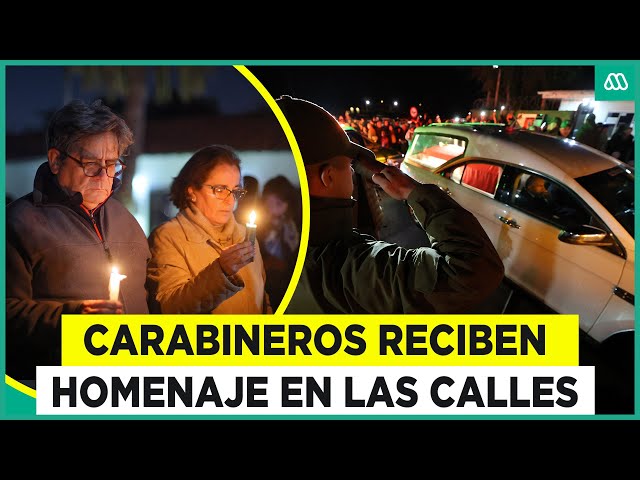 ⁣Homenaje ciudadano: Miles de personas despiden en las calles a los carabineros de Cañete