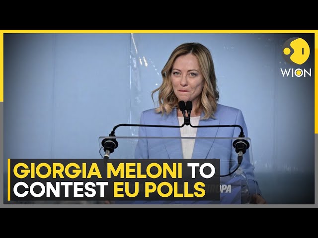 ⁣Italy PM Meloni announces candidacy at EU election | WION