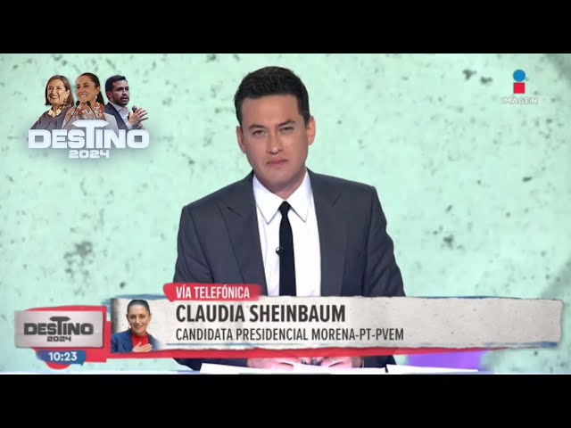 ⁣Claudia Sheinbaum responde en el Post Debate Presidencial a Xóchitl Gálvez