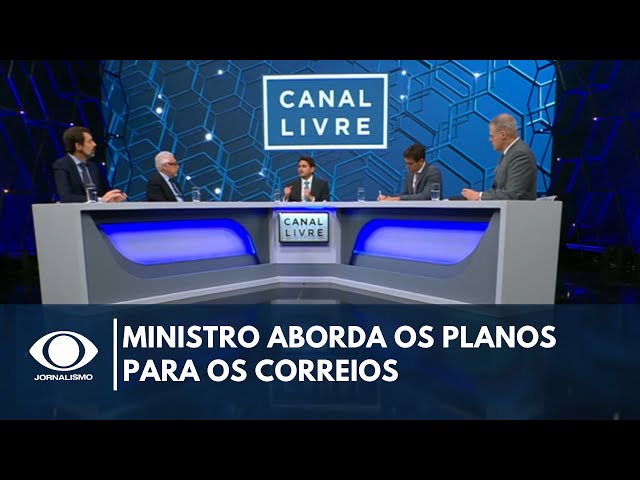 ⁣Ministro das Comunicações fala sobre planos para os Correios | Canal Livre
