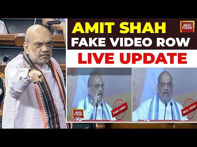 ⁣India Today LIVE: Case Filed After BJP Flags Amit Shah's Doctored Video On Scrapping Reservatio