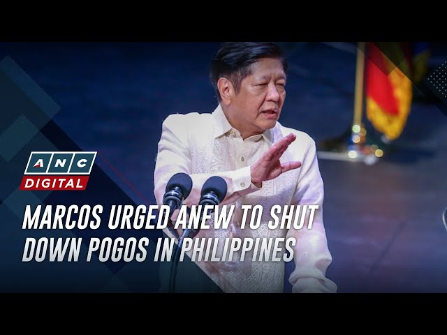 ⁣Marcos urged anew to shut down POGOs in Philippines | ANC