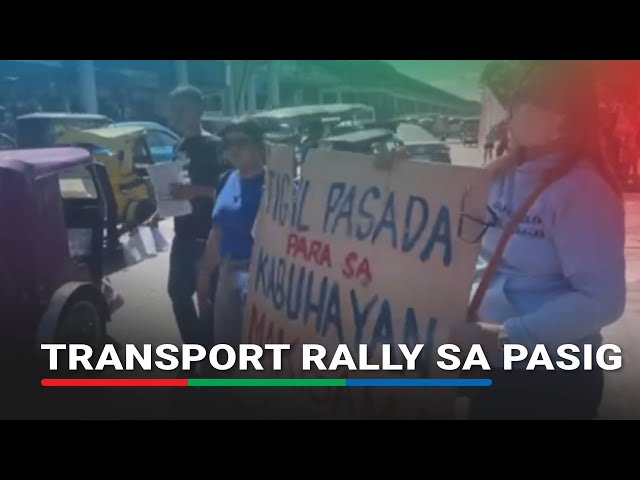 ⁣Gabriela Women's Party pinangunahan ang transport rally sa Pasig