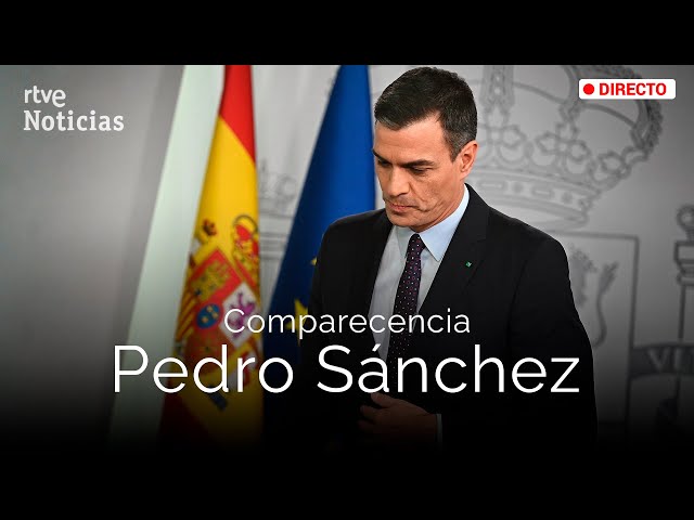 ⁣SÁNCHEZ: Anuncia que DECIDE SEGUIR con "MÁS FUERZA si cabe" (COMPARECENCIA ÍNTEGRA) | RTVE