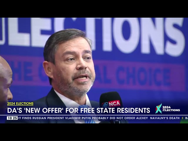 ⁣2024 Elections | DA's 'new offer' for Free State residents