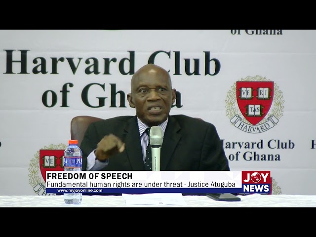 ⁣Freedom of speech: Fundamental human rights are under threat - Justice Atuguba