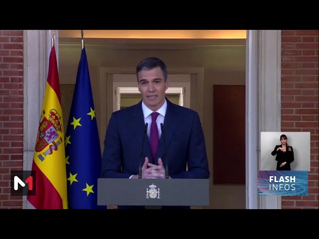 ⁣Le Premier ministre espagnol Pedro Sánchez décide de rester au pouvoir
