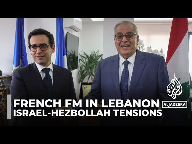 ⁣French FM says there has been ‘a lot of progress’ in Lebanon talks