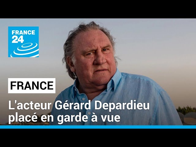 ⁣L'acteur Gérard Depardieu placé en garde à vue pour agressions sexuelles • FRANCE 24