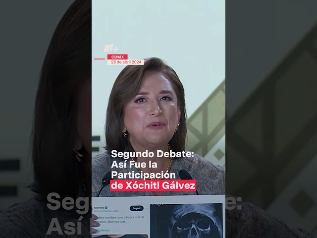 ⁣Segundo Debate Presidencial 2024: La participación de Xóchitl Gálvez #nmas #eleccionesmx2024
