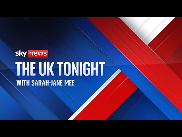 ⁣The UK Tonight with Sarah-Jane Mee