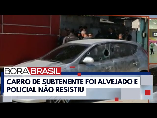 ⁣Policial de folga tem carro alvejado e é morto em Duque de Caxias (RJ) | Bora Brasil