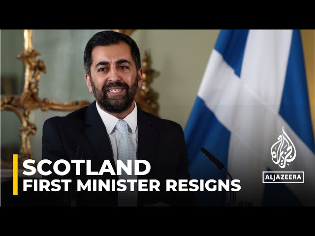 ⁣Scotland’s first minister steps down: Humza Yousaf was facing no-confidence motions