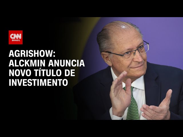 ⁣Agrishow: Alckmin anuncia novo título de investimento | CNN NOVO DIA