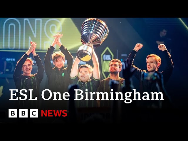 ⁣ESL One Birmingham: Team Falcon crowned ESL Dota 2 champions | BBC News