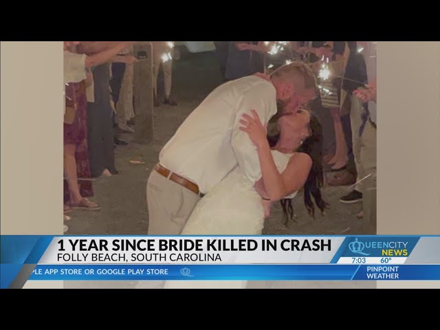 ⁣1 year since DUI crash killed new bride, injured groom