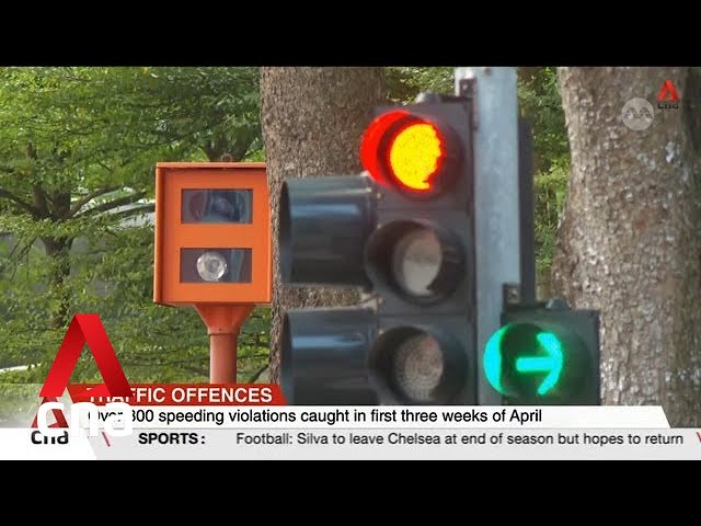 ⁣Over 800 speeding violations caught by red-light cameras; penalties to be raised for some offences