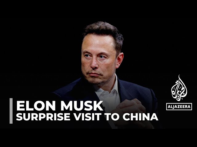 ⁣Elon Musk meets China’s No 2 official in Beijing
