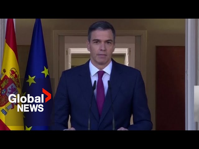 ⁣"Made a fool of himself": Pedro Sanchez decision to remain Spanish PM draws criticism
